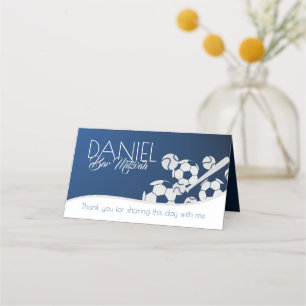 Sports Combo Baseball Soccer Seating Card