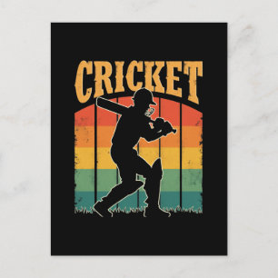 Sports Cricket Player – The Gentleman’s Game Holiday Postcard