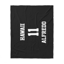 Sports Customised Black White Team Colours