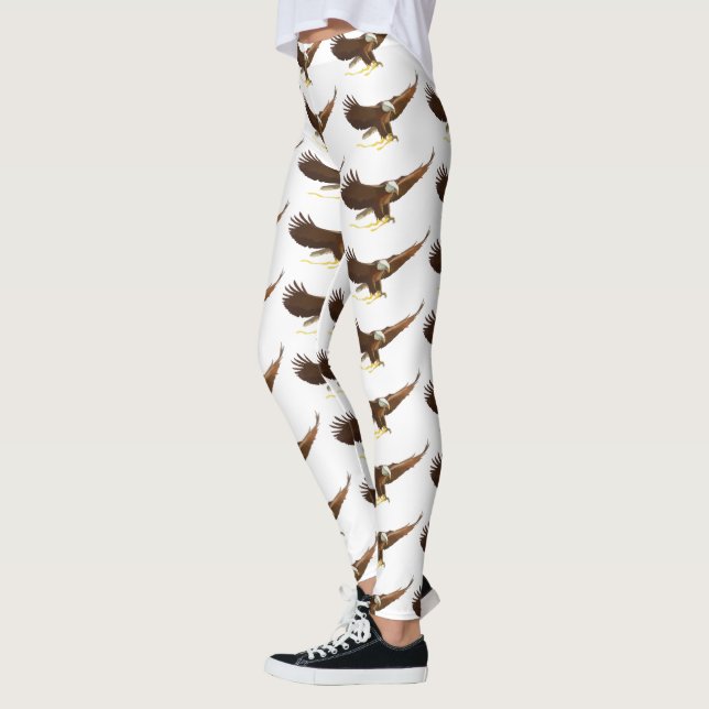 Sports eagle bird  Personalise Destiny Destiny'S Leggings (Left)