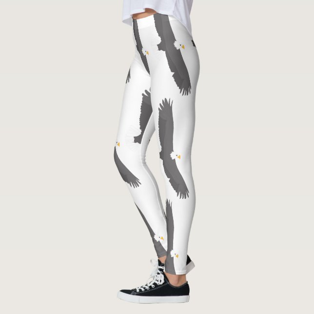 Sports eagle bird  Personalise Destiny Destiny'S Leggings (Left)