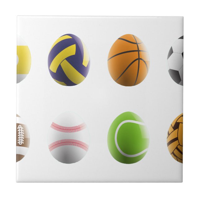 sports easter eggs tile (Front)