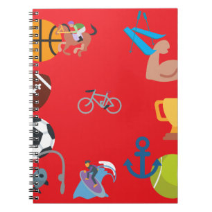 sports emoji notebook