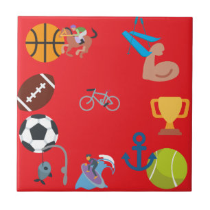 sports emoji tile