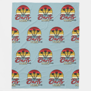 Sports Equipment - 3 Darts - Darts Player 1 Fleece Blanket