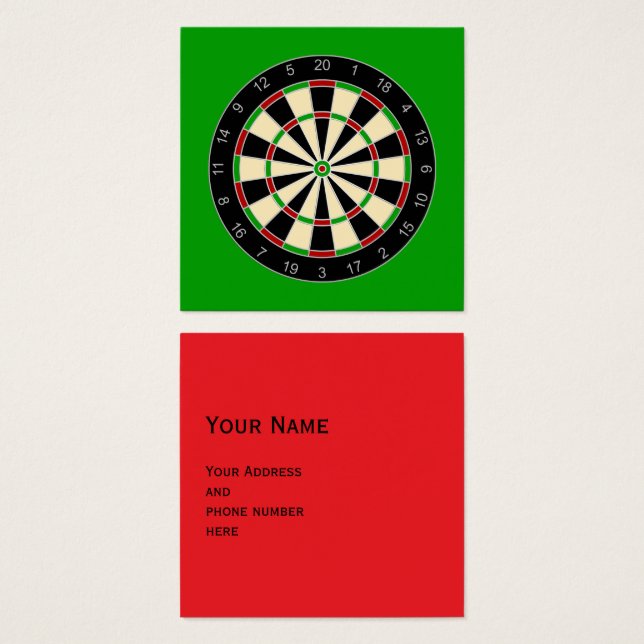 Sports Equipment - Dartboard 1 (Front & Back)