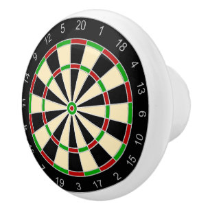 Sports Equipment - Dartboard 1 Ceramic Knob