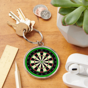 Sports Equipment - Dartboard 1 Key Ring