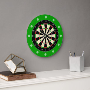 Sports Equipment - Dartboard 1 Large Clock