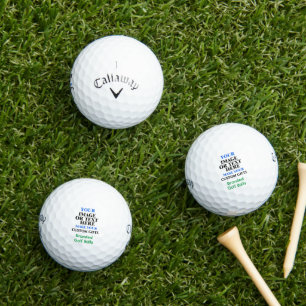 Sports Expression Personalised Golf Ball Set of 12