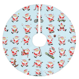 Sports Fan Christmas Brushed Polyester Tree Skirt