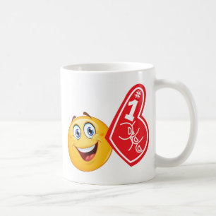 sports fan emoji coffee mug