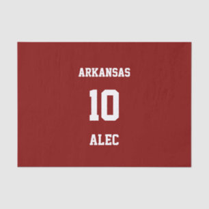 Sports Fan Your Own Maroon Tissue Paper