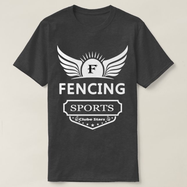 Sports Fencing  T-Shirt (Design Front)