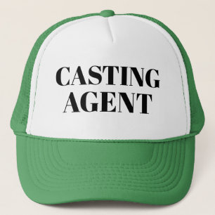 Sports Fishing Funny Baseball CASTING AGENT Lucky  Trucker Hat