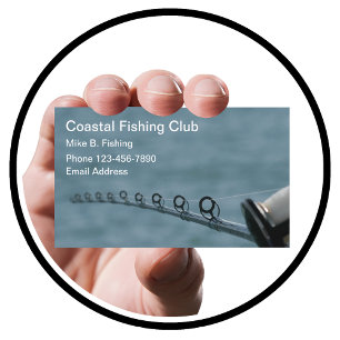 Sports Fishing Tackle Bait Store Business Card