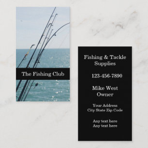 Sports Fishing & Tackle Business Card