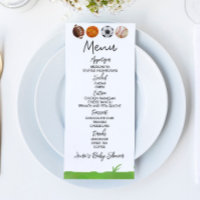 Sports Football Basketball Baby Shower Food