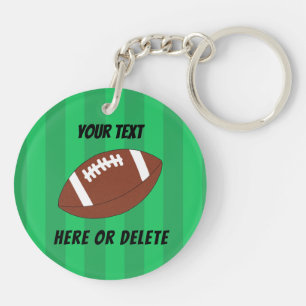 Sports Football Field Custom  Key Ring
