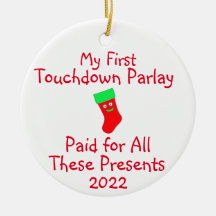 Sports Gambling Ceramic Ornament