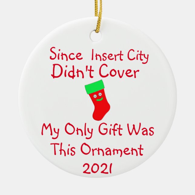 Sports Gambling Ceramic Ornament (Front)