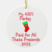 Sports Gambling Ceramic Ornament