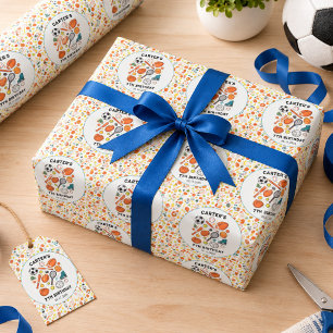 Sports Game Time All-Star Birthday Kids Sport Wrapping Paper