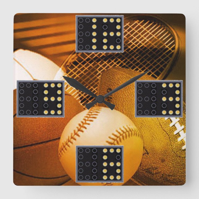 Sports Game Wall Clock (Front)