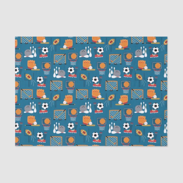 Sports Games Tissue Paper (Front)