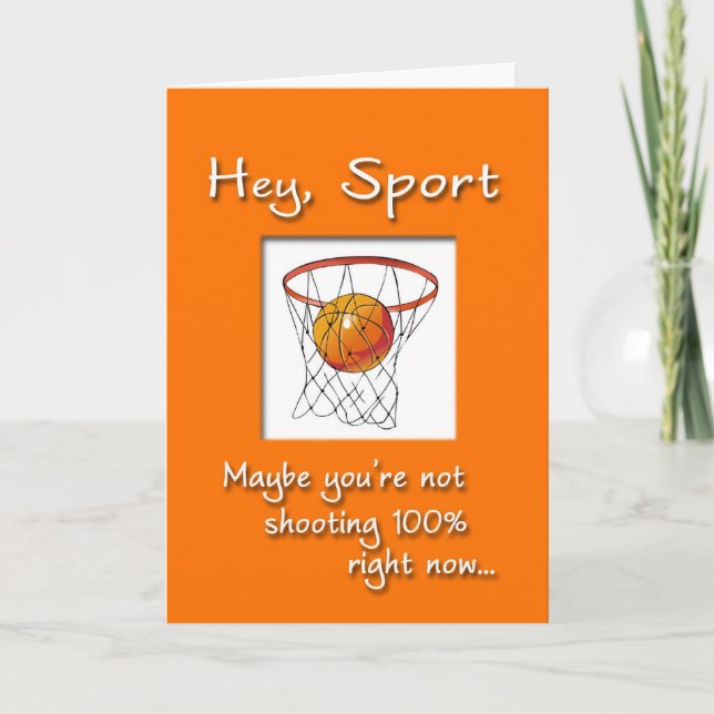Sports Get Well Soon Card (Front)