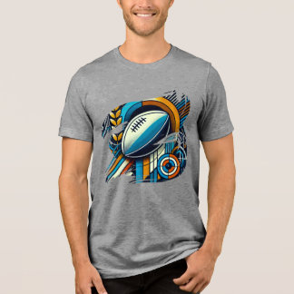 Sports Grid – American Football T-Shirt  Tri-Blend Shirt