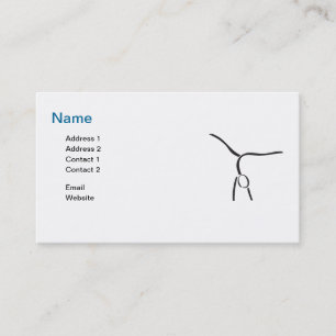 Sports - Gymnastics - Business Card