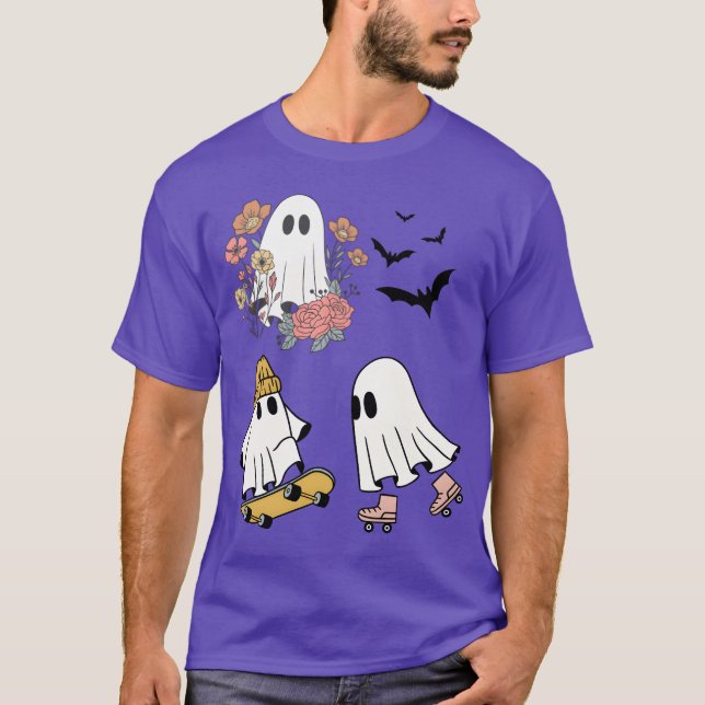 Sports Halloween friend retro T-Shirt (Front)