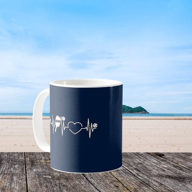 Sports Hartball Pickleball Lover Gift Coffee Mug (Creator Uploaded)