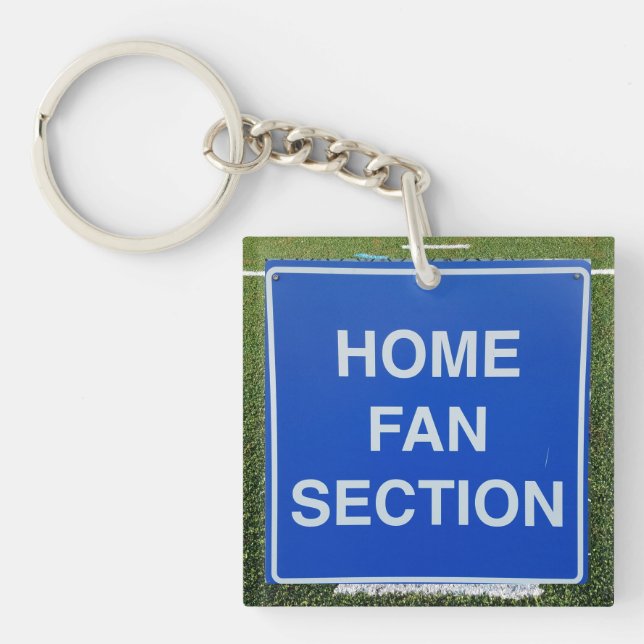 Sports Home Fan Section Key Ring (Front)