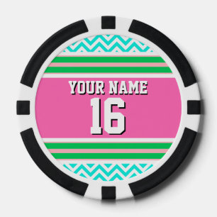 Sports Jersey Chevron Group 1 Rev 9/13 Poker Chips