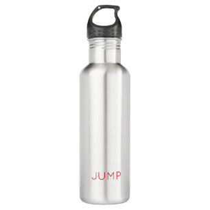 Sports JUMP Red Track Gymnastics Athlete Fun 710 Ml Water Bottle