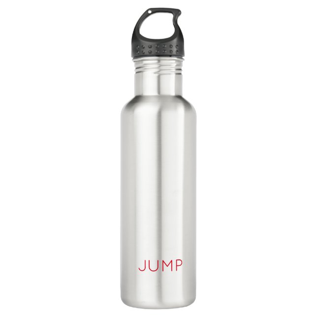 Sports JUMP Red Track Gymnastics Athlete Fun 710 Ml Water Bottle (Front)