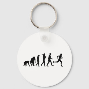 Sports Keyrings - Running Runners Evolution