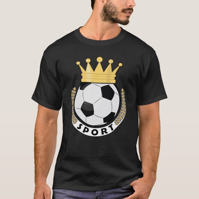 Sports King - Football / Soccer T-Shirt (Front)