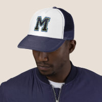 Sports Letter M Trucker Hat | Zazzle