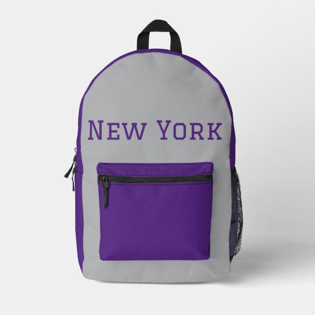 Sports Line Collection -  Printed Backpack (Front)