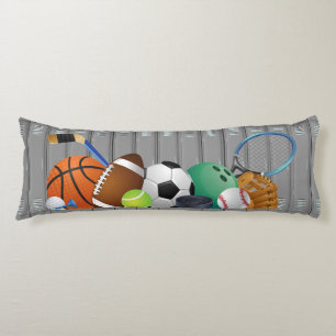 Sports Locker Design Body Pillow