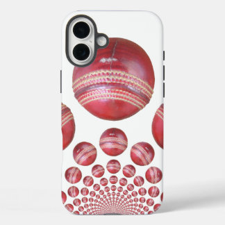 Sports Lover’s Cricket Ball Print iPhone 16 Plus Case