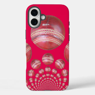 Sports Lover’s Cricket Ball Print iPhone 16 Plus Case