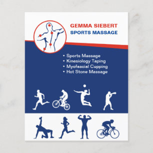 Sports massage flyer