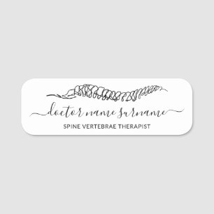 sports massage therapy Orthopaedic doctor Surgeon Name Tag