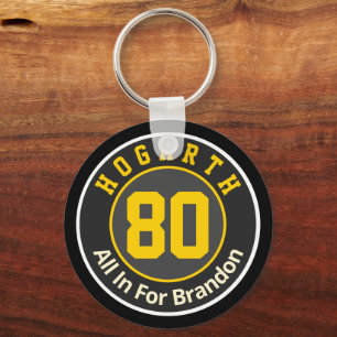 Sports Memorial Team Keychain