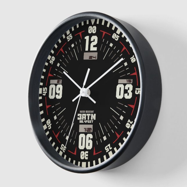 Sports military modern tactical style watch clock (Angle)