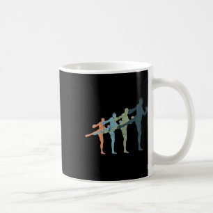 Sports Mom And Dad Silhouette - Vintage Kickboxing Coffee Mug